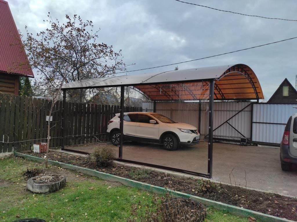 Прозрачные шторы ПВХ для навеса под автомобиль в городе Нелидово